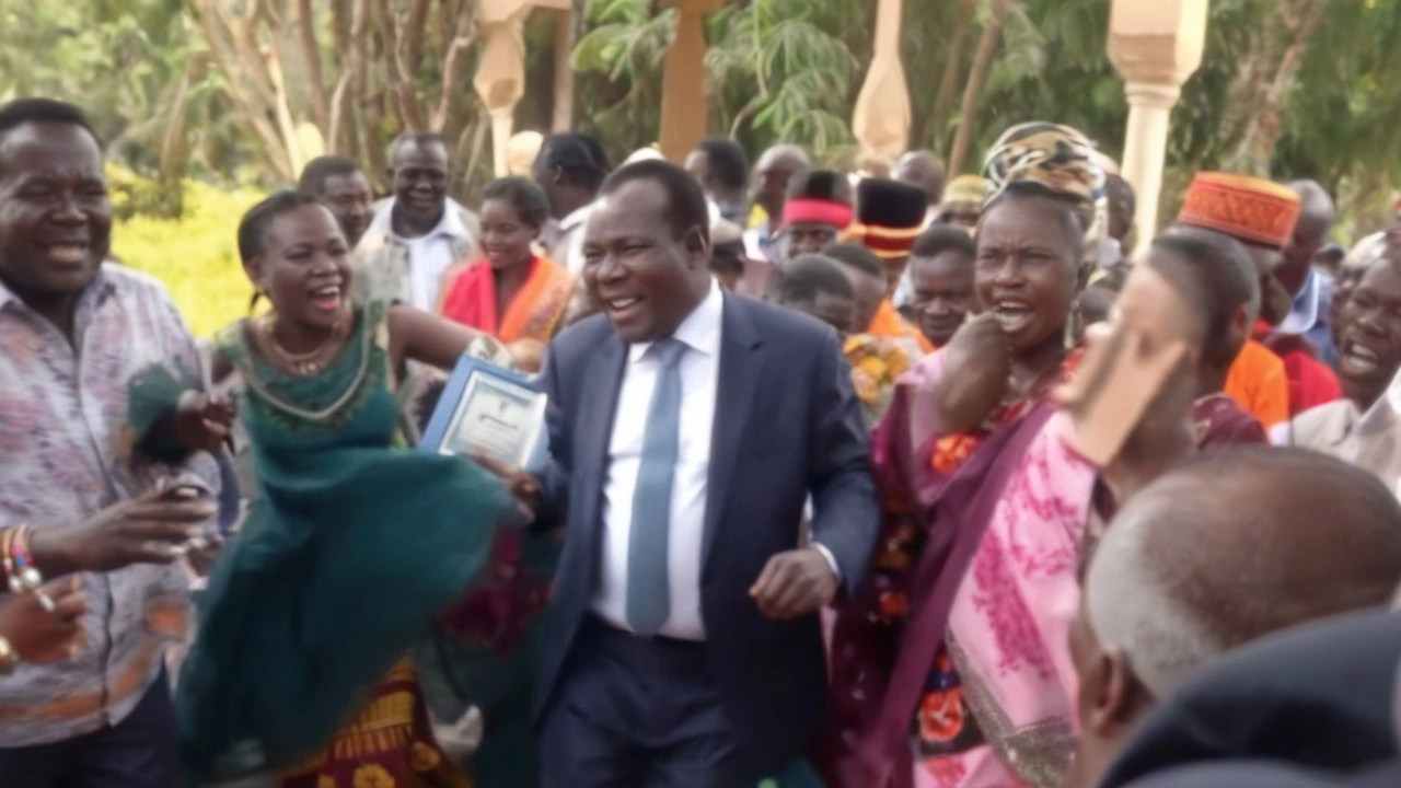 Former Kakamega Governor Oparanya Welcomed with Vibrant Isukuti Dance After Swearing-In as Defence Minister