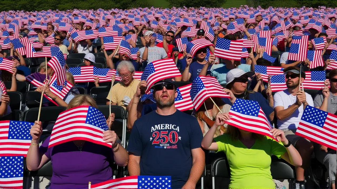 US 250th Anniversary: Polarization, Heatwaves and Public Ambivalence